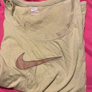 Green Nike shirt